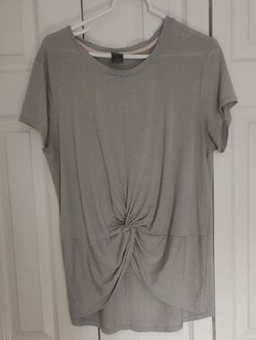 2/$13 Deal C9 by Champion Gray Tee Front Knot Size Large